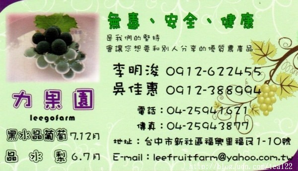 全國之最黑水晶葡萄–白毛台力果園(新社DOC)